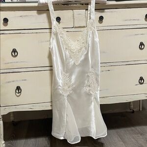 Victoria's Secret Ivory Lace Chemise